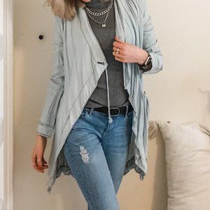 Light Blue Lightweight Jacket